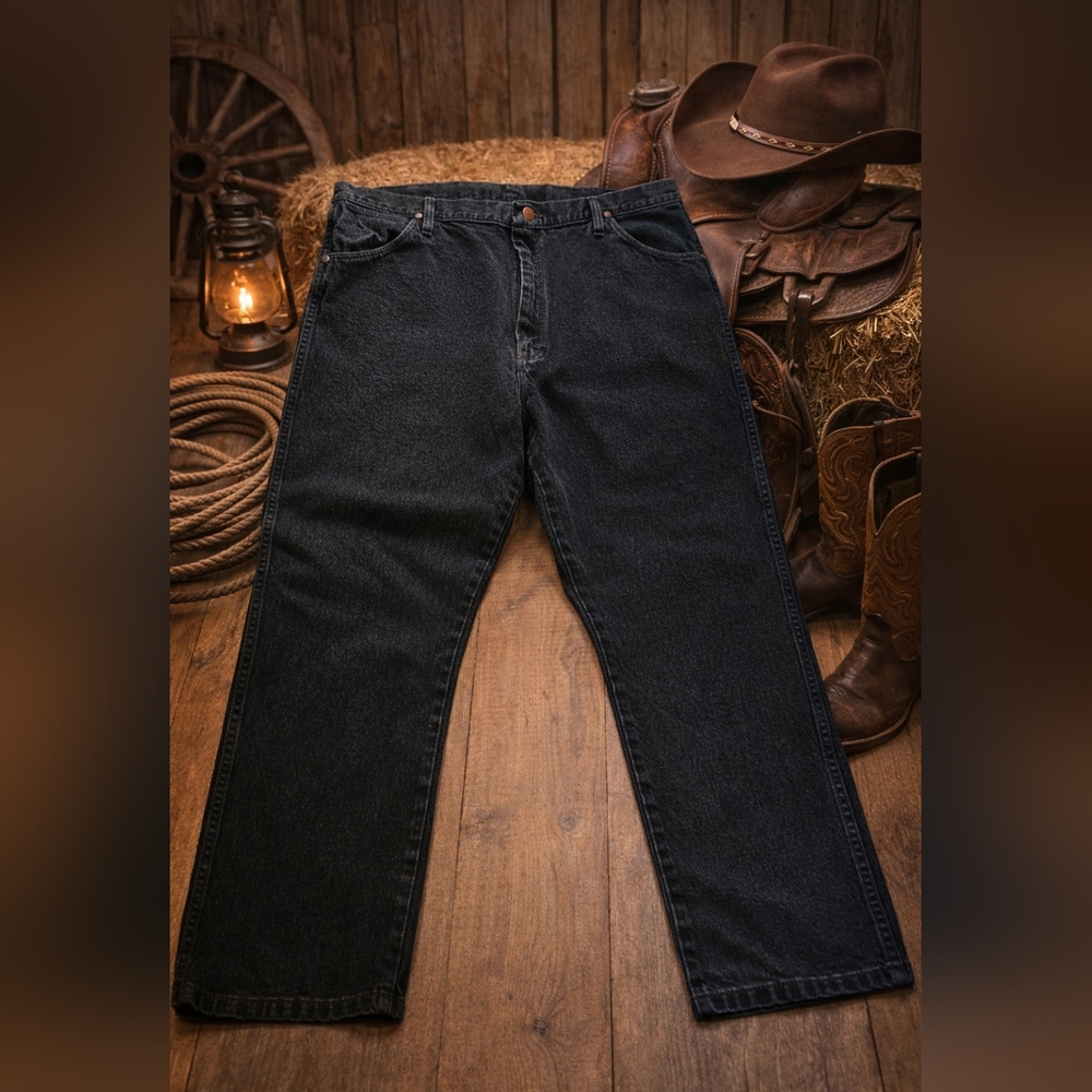 Vintage Wrangler 13MWZ Cowboy Cut Jeans 42x30 Black
